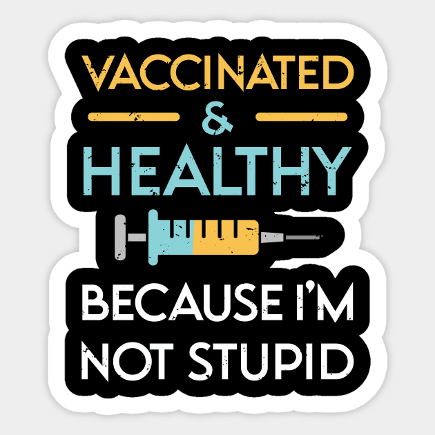 Pro Vaccine Quote Sticker by PixelArt